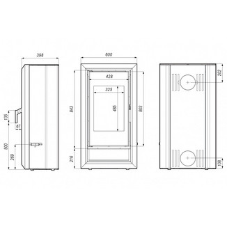 Печь DEFRO HOME IGNIS, 9кВт
