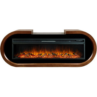 Каминокомплект Soho орех с очагом Vision 60 LOG LED