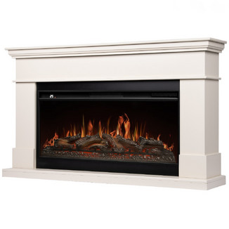 Каминокомплект Firelight California 42 молочный с очагом Electrolux EFP/P-4220LS