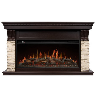Каминокомплект Firelight Michigan 36 темный дуб с очагом Electrolux EFP/P-3620LS