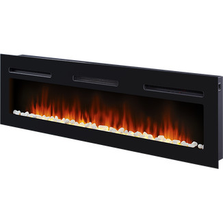 Каминокомплект Stretto Long белый с очагом Electrolux Infinity EFP/P-1600ULS