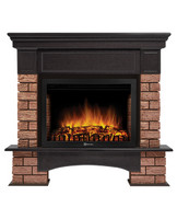 Каминокомплект Forte Wood 25 U камень темный, шпон венге с очагом Electrolux: EFP/P-2520LS N угловой