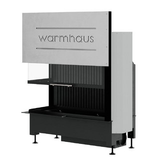 Каминная топка с левым угловым стеклом Warmhaus KANT L 100/57h