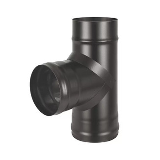 Тройник BLACK (AISI 430 1,0мм) 90*