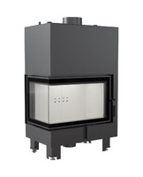Топка с водяным контуром MBM/PW/10/L/BS/W, Г-образное стекло слева, змеевик