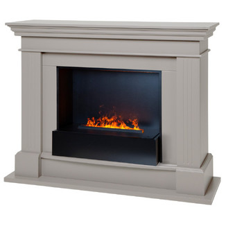 Электрокамин RealFlame ONTARIO 26 BG 3D CASSETTE BLACK PANEL  латте