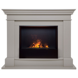 Электрокамин RealFlame ONTARIO 26 BG 3D CASSETTE BLACK PANEL  латте