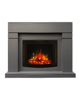 Электрокамин RealFlame Lindelse 26 GR графит + Evrika LED 25,5 LED
