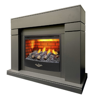3D электрокамин Lindelse 26 GR графит с Firestar 25,5 3D
