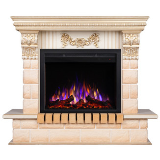 Электрокамин RealFlame Gracia 25,5 WT с очагом Saphir 25,5