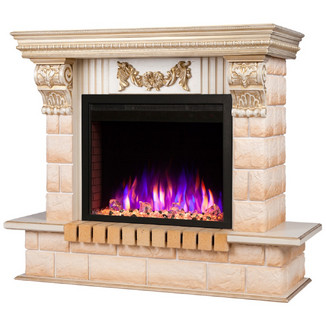 Электрокамин RealFlame Gracia 25,5 WT с очагом Saphir 25,5