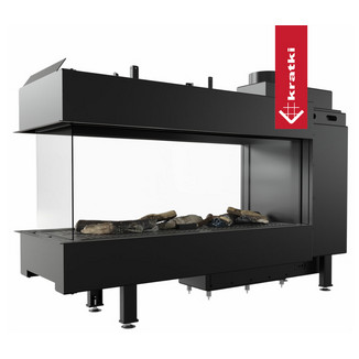 Газовая топка Kratki Pro LEO/LP/100/TUNEL/G31/37MBAR (баллонный газ)
