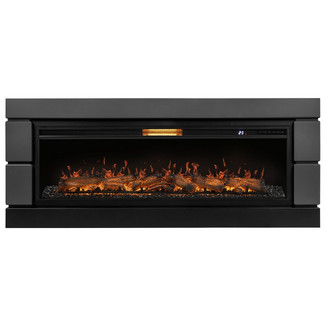 Каминокомплект Firelight Moderno 60 графит с очагом Aurora RTFP/P-AR60LS