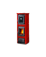 Печь-камин La Nordica Gaia Forno Bordeaux (бордовый)