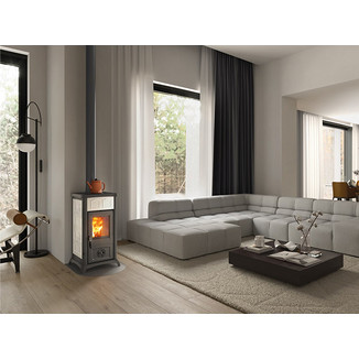 Печь-камин La Nordica Gemma Elegance Bianco Infinity (белый)