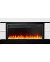 Каминокомплект Modern 42 белый с черным с очагом Vision 42 LED