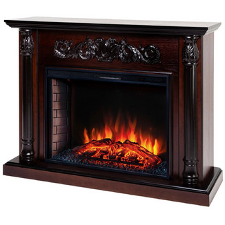 Электрокамин RealFlame Salford 33 AO с очагом AQUAMARINE 33