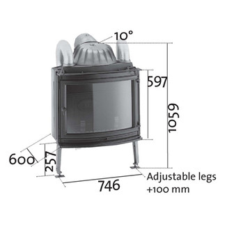 Топка Jøtul I 18 Panorama