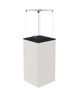 Газовый нагреватель PATIO MINI/M/G31/37MBAR/B - белое стекло, с ручным управлением