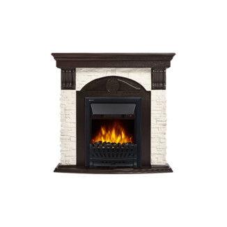 Каминокомплект Torre Classic венге, камень белый с очагом ELECTROLUX Classic EFP/P- 1020LS