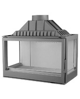 Топка LCI 9 GFLR, два боковых стекла (Liseo Castiron)