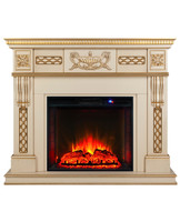 Электрокамин RealFlame Corsica Lux 25,5 WT с Sparta 25,5 LED