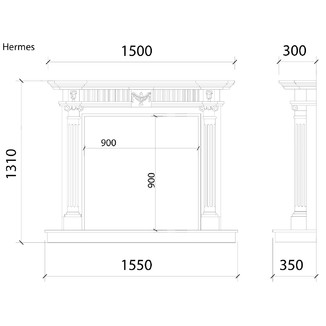 Мраморный портал HERMES