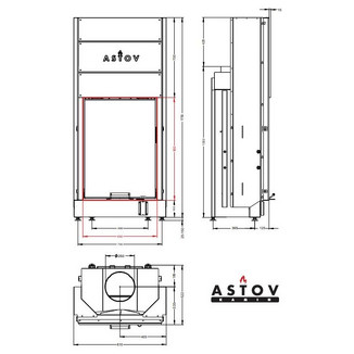 Каминная топка АСТОВ ПС 6590