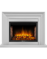 Каминокомплект Stretto 25 белый с очагом Electrolux EFP/P-2520LS N