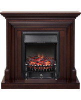 Каминокомплект Bradford с очагом Fobos FX Black темный дуб