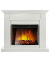 Каминокомплект Bianco 25 белый с очагом Electrolux EFP/P-2720RLS N