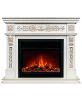 Электрокамин RealFlame Estella WT + MOONBLAZE DELUXE BLACK