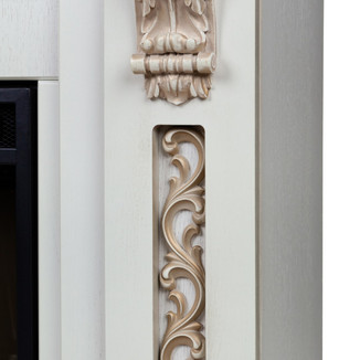 3D электрокамин RealFlame Estella 26 WT Black вставка + 3D Cassette 630 Panel