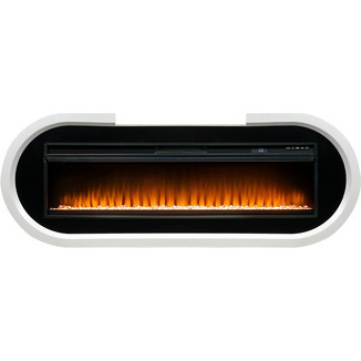 Каминокомплект Soho белый с черным с очагом Vision 60 LED