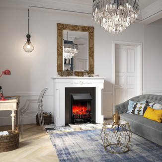 Электроочаг Fobos Lux Black