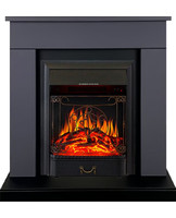 Каминокомплект Bergen с очагом Majestic FX Black серый графит