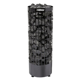 Электрическая печь Harvia Cilindro PC90E Black Steel, без пульта