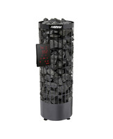 Электрическая печь Harvia Cilindro PC90XE Black Steel, пульт в комплекте