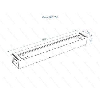 Автоматический биокамин Lux Fire Smart Flame 1700 RC