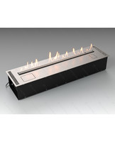 Автоматический биокамин Lux Fire Smart Flame 1100 RC INOX
