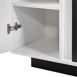 Каминокомплект Como 30 белый, черный с очагом Electrolux: EFP/P-3020LS N