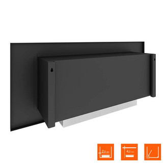 Биокамин в нишу SteelHeat LONG-D 900 Small